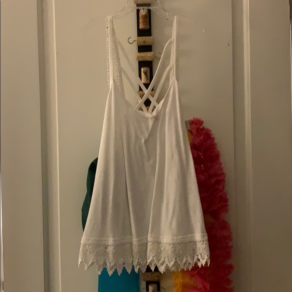 White tank top